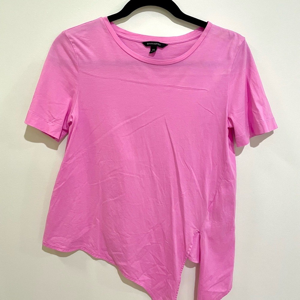 Banana Republic Pink Tie Shirt